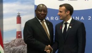 Macron rencontre le Sud-Africain Ramaphosa au sommet du G20