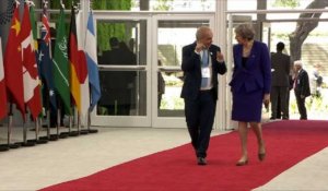 G20 : Arrivée de la Première ministre britannique Theresa May