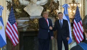 G20: Trump rencontre son homologue argentin Mauricio Macri