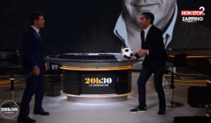 20h30 le dimanche : Ary Abittan et Thomas Sotto jouent au football sur le plateau (Vidéo)