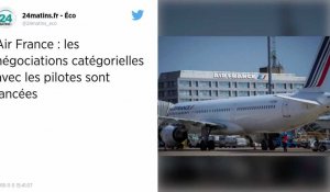 Air France. Les pilotes ont rencontré la direction pour parler salaires.