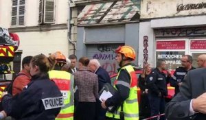 Effondrements d'immeubles  à Marseille : Jean-Claude Gaudin est arrivé sur place