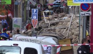 Immeubles effondrés à Marseille: recherches dans les décombres