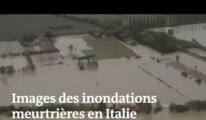 Images des inondations meurtrières en Italie