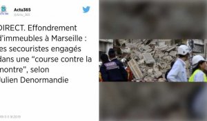 Immeubles effondrés : « Nous pensons qu'il y aura » des morts, prévient le maire de Marseille.