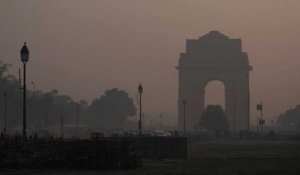 La pollution en Inde: images de New Delhi, avant et après