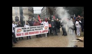 Saint-Calais. Ils manifestent pour défendre l'hôpital de Saint-Calais - lemainelibre.fr 