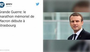 Emmanuel Macron en immersion sur les terres de 14-18