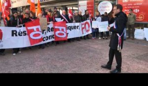 Manifestation à Rennes contre l'ouverture des commerces le dimanche