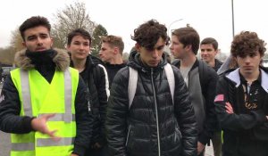 Les lycéens de Château-Thierry manifestent