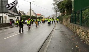 Quimperlé. Gilets jaunes : 500 manifestants ce samedi 8 décembre 2018