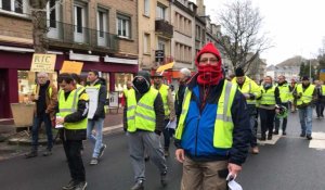 Saint-Lô. Manifestation des Gilets jaunes 