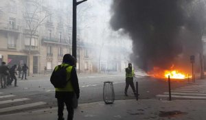 Tensions au coeur de Paris pour la manifestation des Gilets jaunes