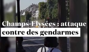 Champs-Élysées : un véhicule percute un fourgon de gendarmerie et explose