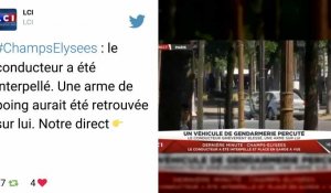 Attaque sur les Champs-Elysées : un conducteur radicalisé fonce sur les gendarmes
