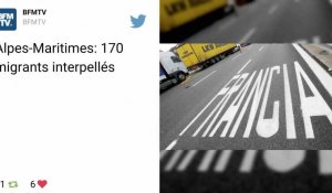Alpes-Maritimes: 170 migrants interpellés