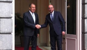 Rencontre entre Sergeï Lavrov et Charles Michel à Bruxelles
