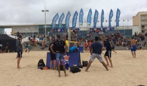 Un tournoi de volley sur la plage avec Earvin Ngapeth