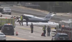 Californie : Un avion s'écrase en plein milieu d'une autoroute, l'impressionnante vidéo