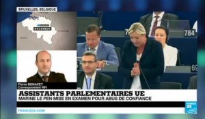 Assistants parlementaires européens : Marine Le Pen mise en examen