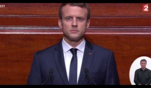 Emmanuel Macron au Congrès : Une minute de silence pour Simone Veil (vidéo)  