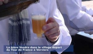 La bière Vesdra dans le village départ du Tour de France à Verviers
