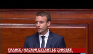 Macron devant le Congrès : l'état d'urgence sera levé à l'automne