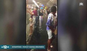 Intempéries à Paris : le métro inondé - ZAPPING ACTU DU 10/07/2017