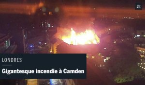 Londres : le célèbre marché de Camden ravagé par un incendie 