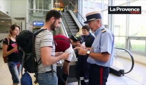 Aéroport Marseille Provence : opération de sensibilisation des douaniers