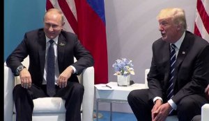 G20 à Hambourg: Donald Trump et Vladimir Poutine se rencontrent pour la première fois
