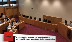 Kazakhgate: Armand De Decker refuse de répondre aux questions de la commission