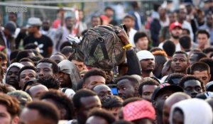 Paris: 2771 migrants évacués du camp de La Chapelle