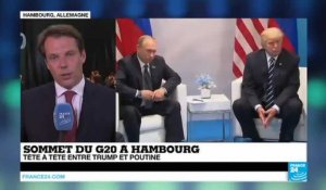 Sommet du G20 à Hambourg : tête à tête entre Trump et Poutine