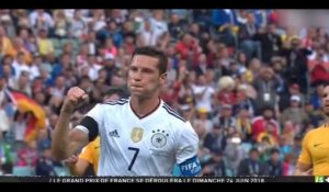 Zap Sport 20 juin : Julian Draxler et l'Allemagne ne brillent pas mais l'emportent contre l'Australie (vidéo)