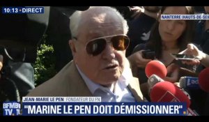 Jean-Marie Le Pen refoulé d'une réunion du FN, le jour de son anniversaire