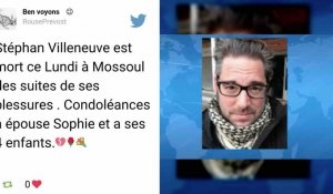 Le journaliste français Stephan Villeneuve, blessé à Mossoul, est mort
