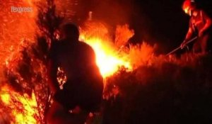 Espagne: le gigantesque incendie désormais "contrôlé" en Andalousie