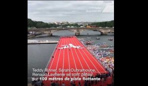 Trampoline, kayak... Paris se met en mode sport pour les JO 2024