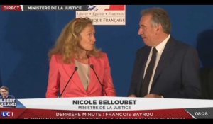 François Bayrou : Nicole Belloubet nouvelle garde des Sceaux, revivez la passation de pouvoirs (Vidéo)