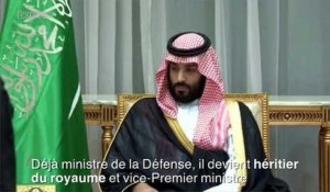 Le fils du roi d'Arabie Saoudite propulsé prince héritier à 31 ans