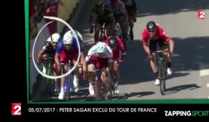 Zap Sport du 5 Juillet : Peter Sagan exclu du Tour de France