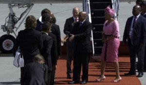 G20: arrivée du président sud-africain Jacob Zuma à Hambourg