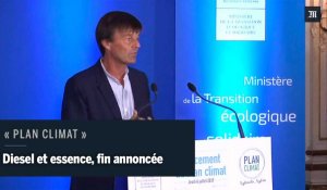 Nicolas Hulot annonce la fin des véhicules diesel et essence à l'horizon 2040 