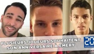 PSG: Plusieurs joueurs souhaitent son anniversaire à Emery en vidéo