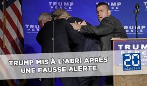 Trump brièvement mis à l'abri après une fausse alerte