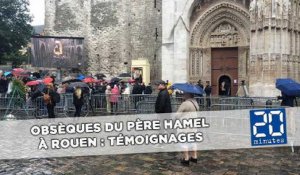 Obsèques du père Hamel à Rouen : Témoignages