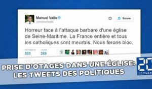 Prise d'otages dans une église à Rouen: Les tweets des politiques