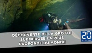 Découverte de la grotte submergée la plus profonde du monde