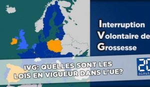 IVG: Quelles sont les législations en vigueur dans l'Union Européenne?